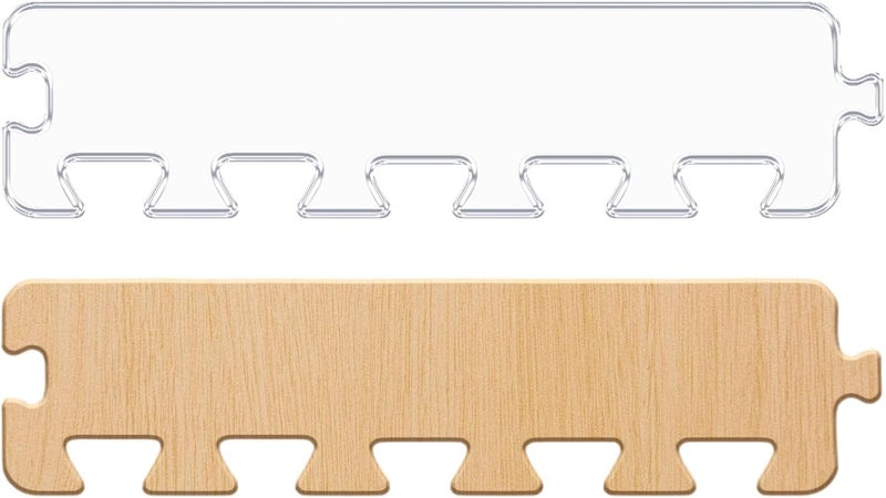 beinkmake Dovetail Stitch Router Template Acrylic Clear Valet Tray Router Template for Woodworking Drawing Inlay Templates Charcuterie Board Handicraft Decorative - Image 1